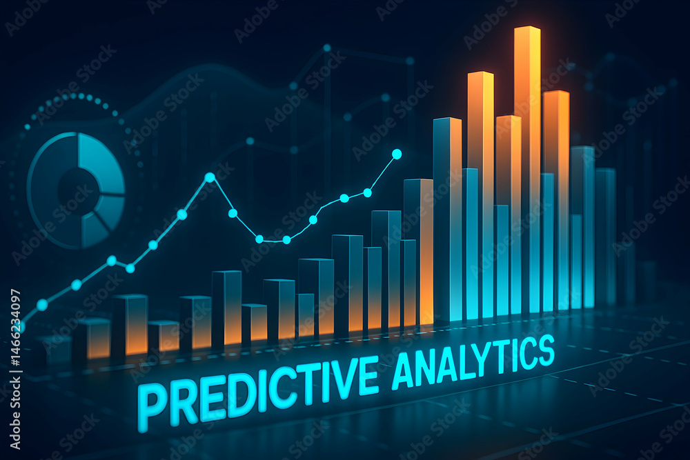 Visual data representation with analytics graphics.