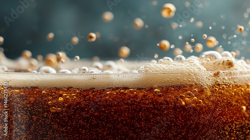 Bubbles in Glass: A close-u...