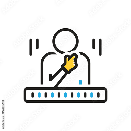 Multi color icon for regarding