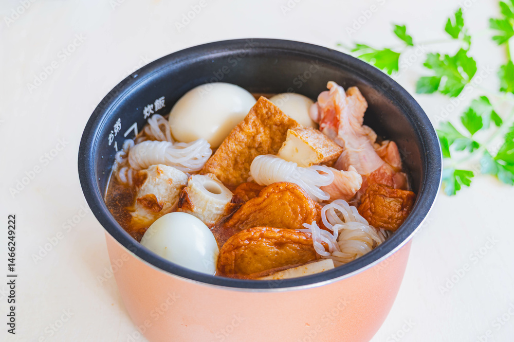 炊飯器で作る味噌おでん 炊飯器で作る味噌おでん