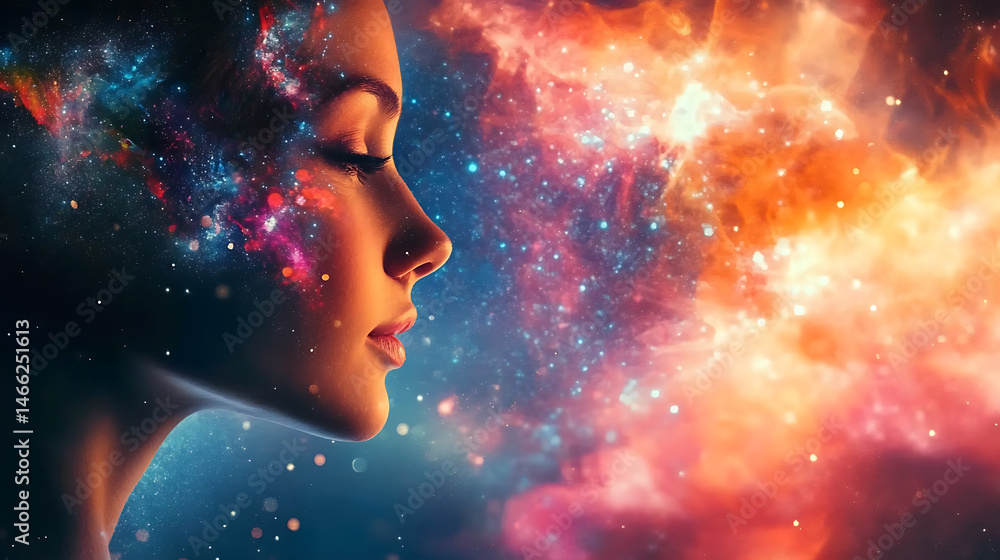 Cosmic Dreamer Contemplating the Universe Within Cosmic Dreamer Contemplating the Universe Within
