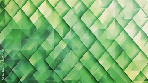 Wallpaper Mural Abstract Geometric Diamond Pattern with Clean Lines in Vibrant Green Gradient for Modern Background or Graphic Overlay High-Quality Raw Image Torontodigital.ca