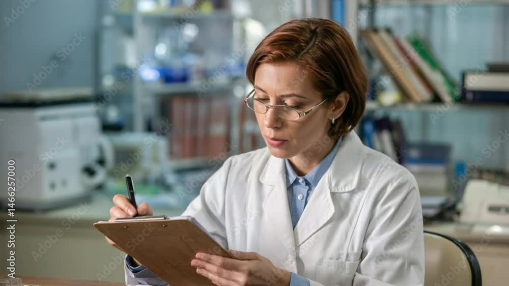custom made wallpaper toronto digitalMedical Researcher Writing Data Results on a Clipboard