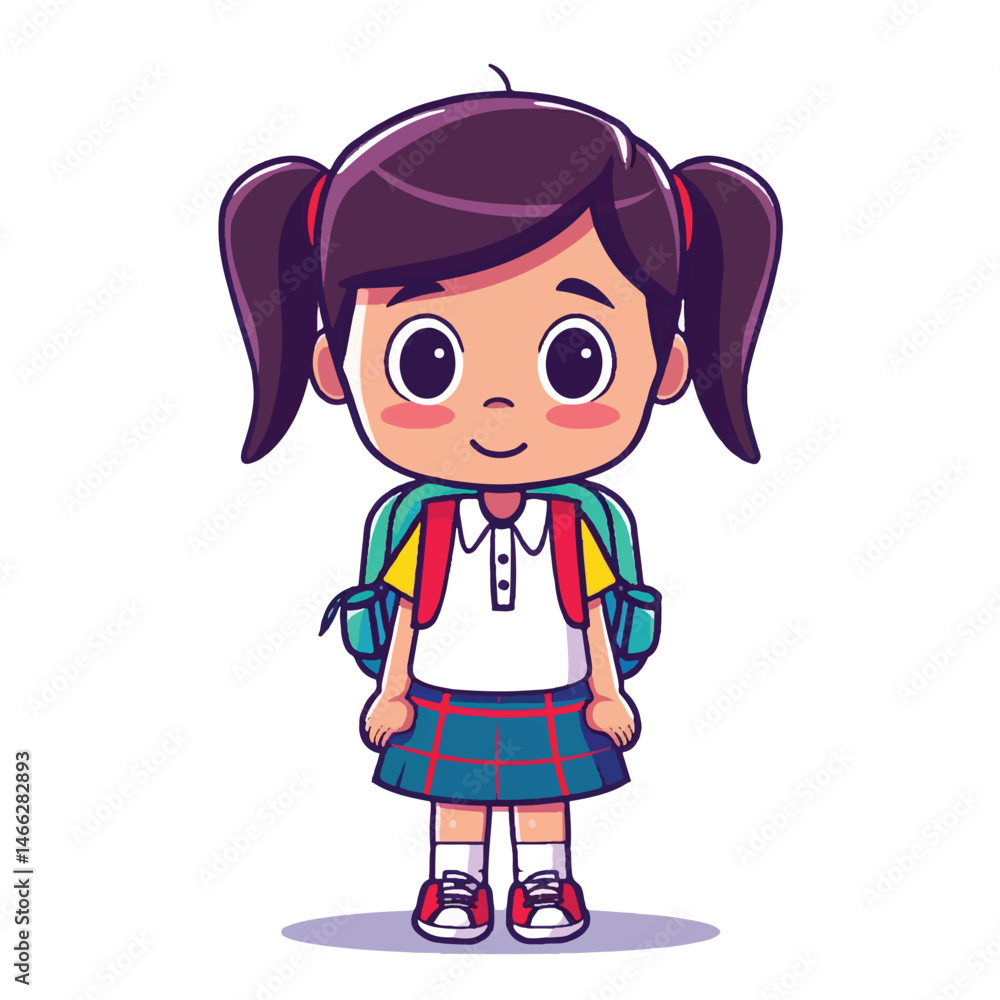 A cute of Grader vector illustration style A cute of Grader vector illustration style