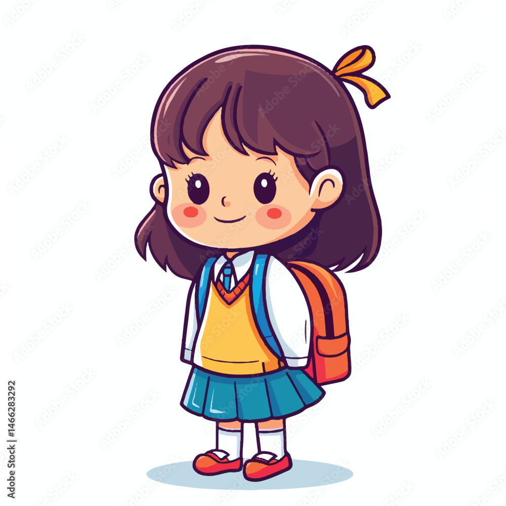 A cute of Grader vector illustration style A cute of Grader vector illustration style