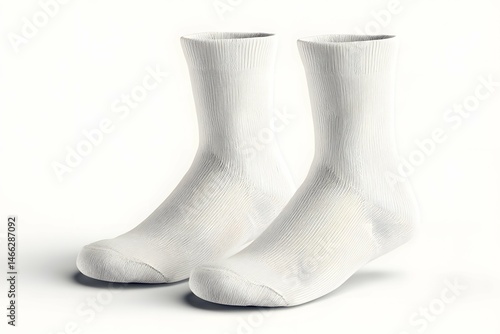 Vivid sock pairing evokes comfort and craft, inspiring brand confidence.