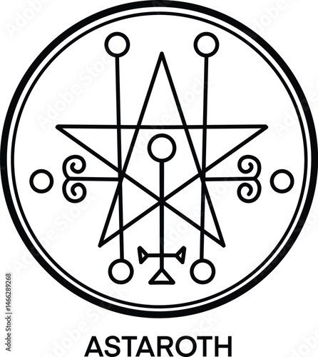 Astaroth Goetia Sigil Demon Symbol