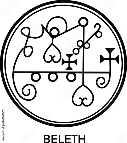 Beleth Goetia Sigil Demon Symbol
