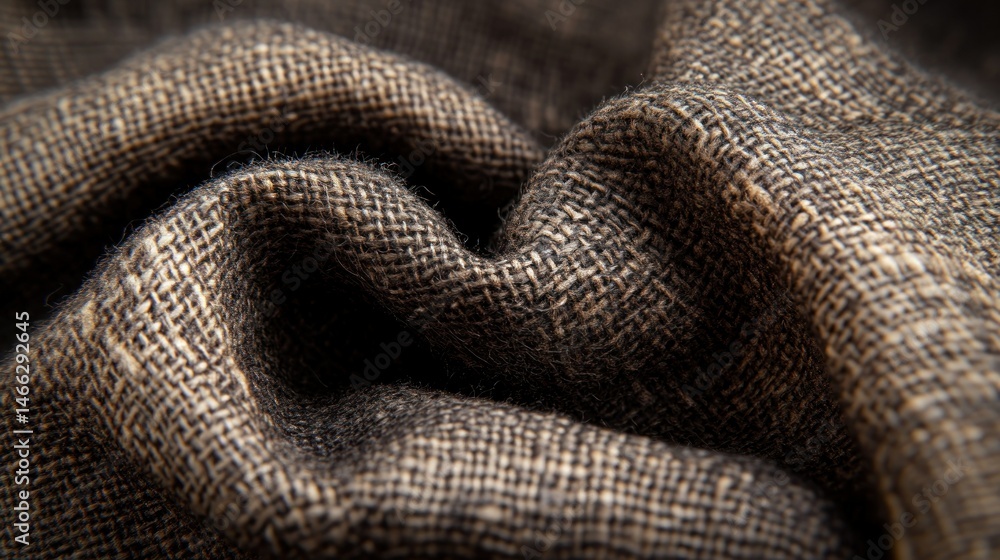 Textured Dark Brown Fabric Drape Textured Dark Brown Fabric Drape