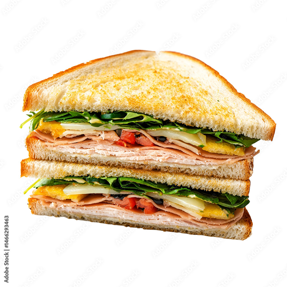 Premium sandwich brand isolated on transparent background Premium sandwich brand isolated on transparent background