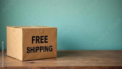 A cardboard box with a 