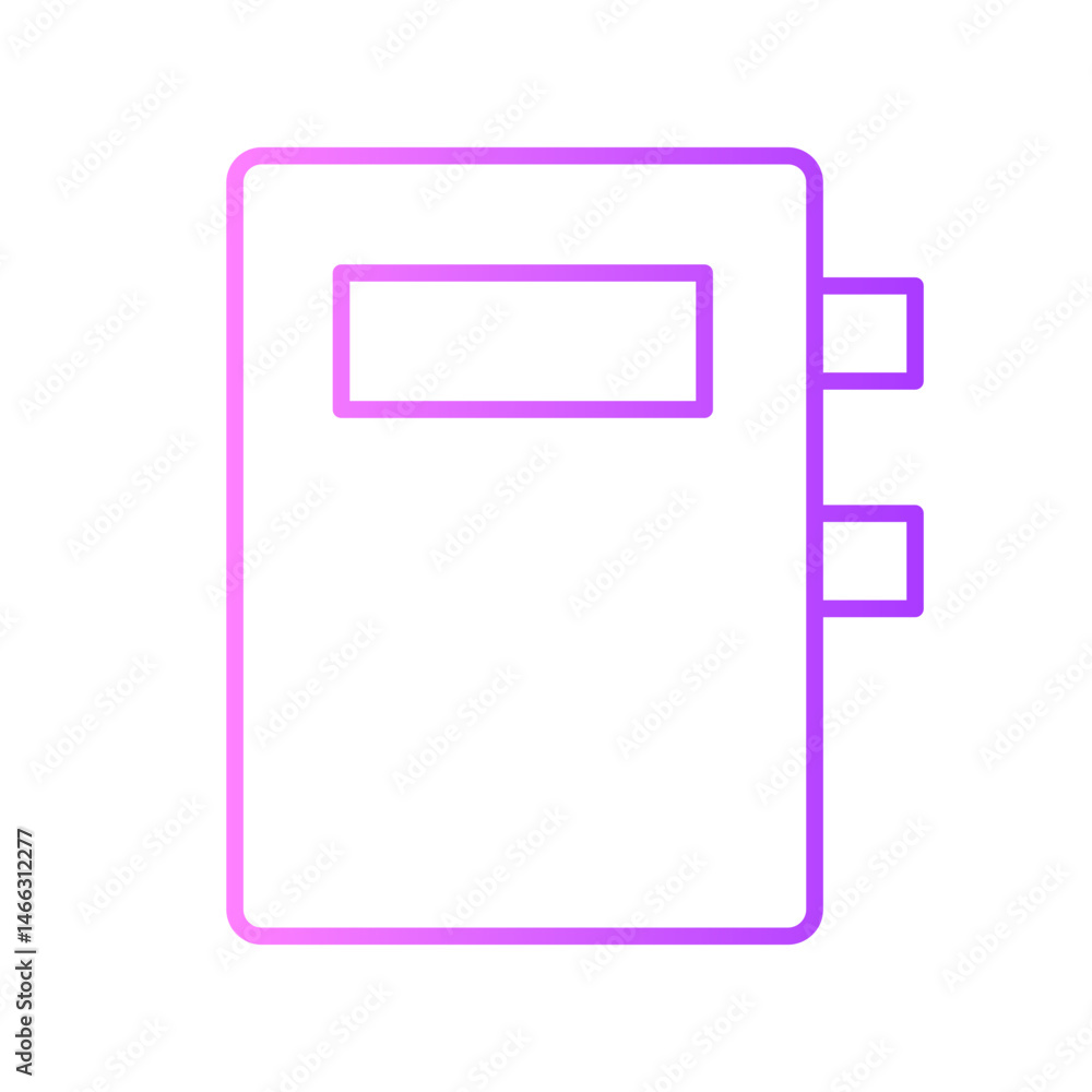 agenda gradient icon agenda gradient icon