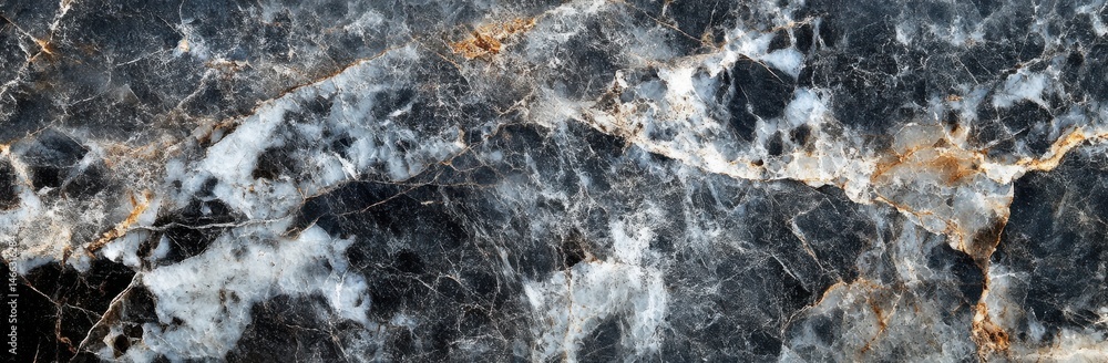 Obraz premium Abstract Cosmic Texture Swirling Black White and Orange Hues