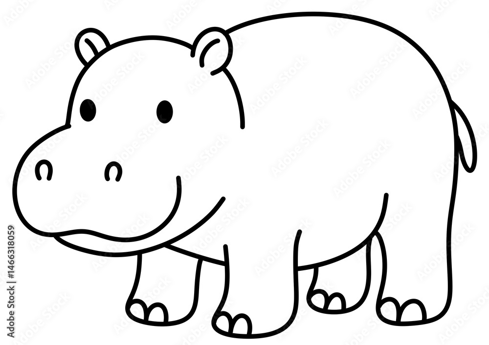 Fototapeta premium Coloring book