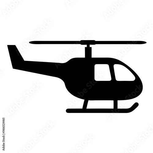 helicopter , black and white illustration of vehicles.