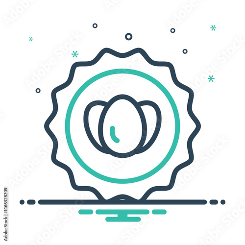 Mix icon for free range eggs