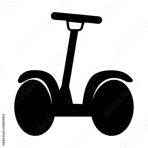 segway scooter , black and white illustration of vehicles.