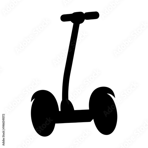 segway scooter , black and white illustration of vehicles.