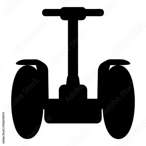 segway scooter , black and white illustration of vehicles.