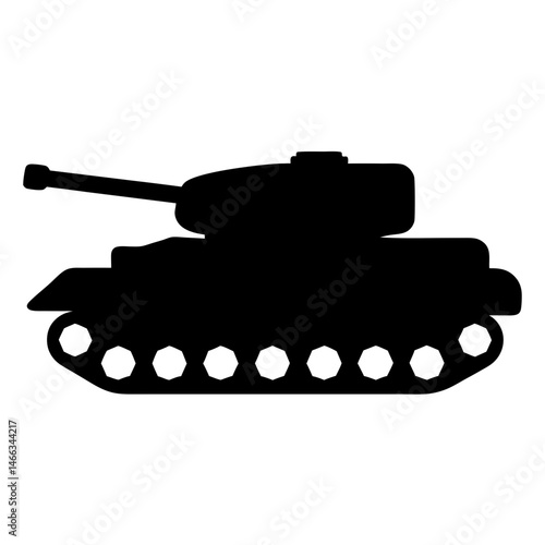 tank , black and white illustration of vehicles.
