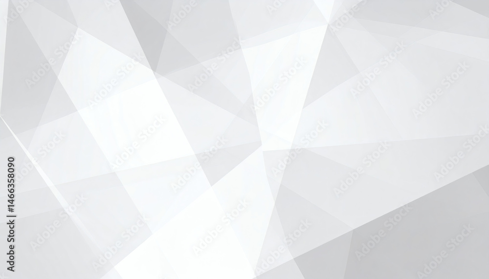 Abstract White 3D Interior with Polygonal Wall Pattern for Modern Geometric Architectural Backgrounds Abstract White 3D Interior with Polygonal Wall Pattern for Modern Geometric Architectural Backgrounds