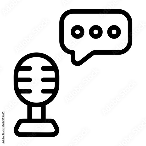 Voice Command Line Icon