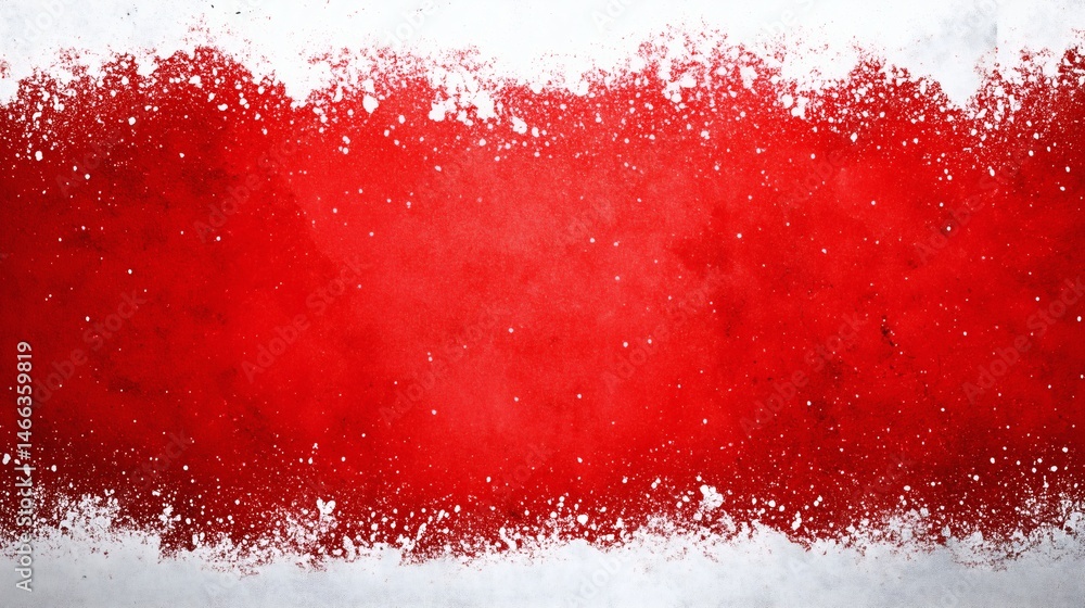 Abstract red and white splatter texture, Bold background concept for branding, Useful in creative campaigns or modern marketing visuals