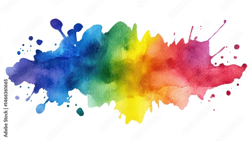 Obraz premium Abstract watercolor splash