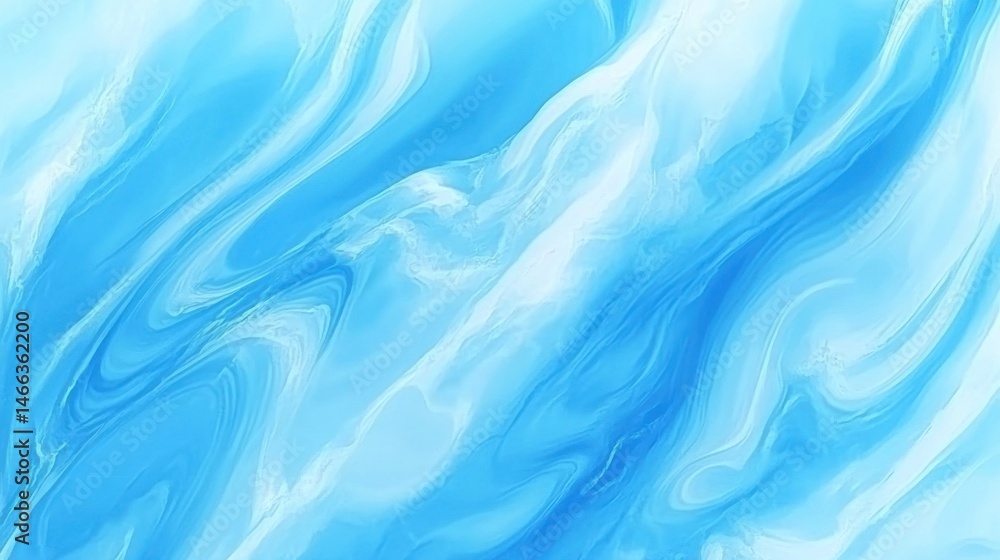 Abstract Flowing Blue Liquid Abstract Flowing Blue Liquid
