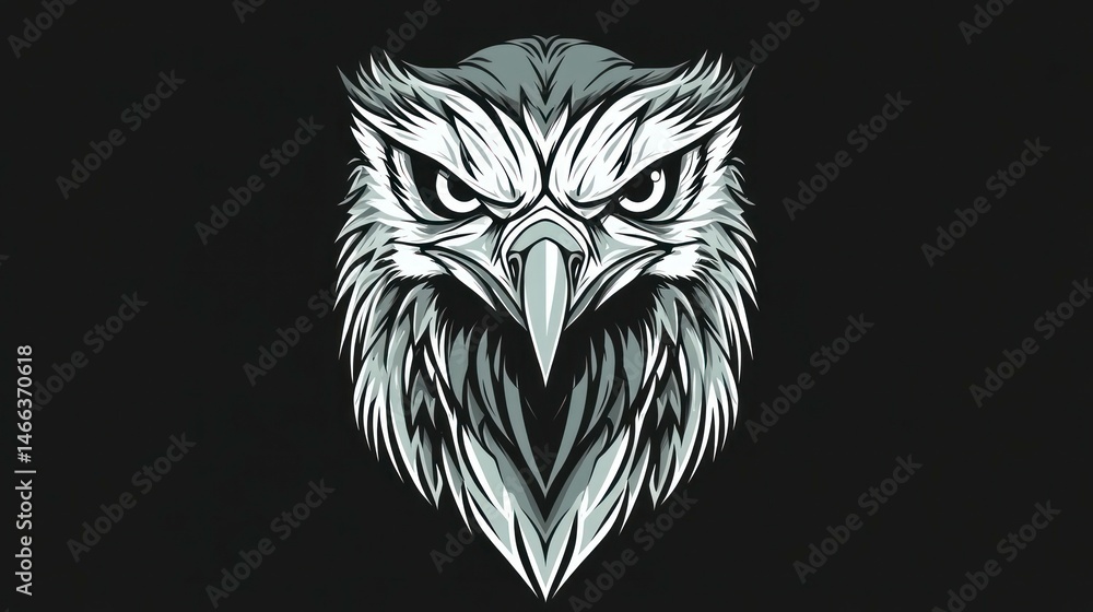Obraz premium Eagle Head Graphic Design