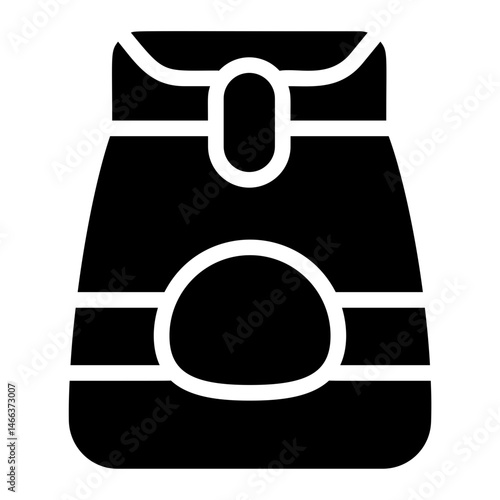 Packaging food Solid Icon