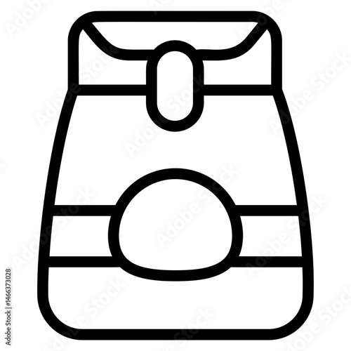 Packaging food Line Icon