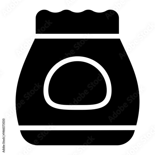 Packaging food Solid Icon