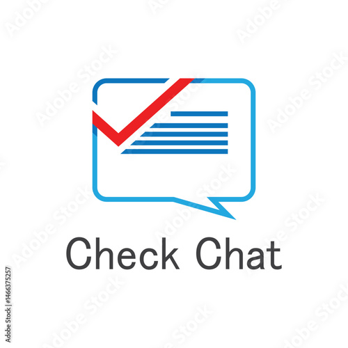 Stylized Checklist logo vector symbol design