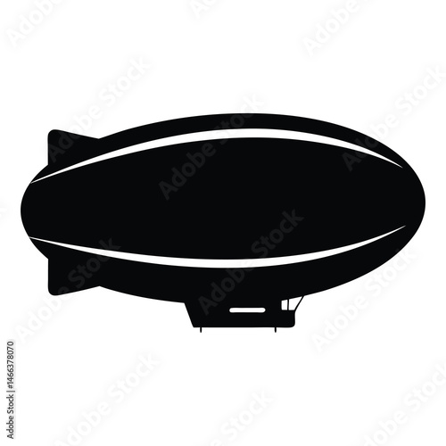 blimp , black and white illustration of vehicles.