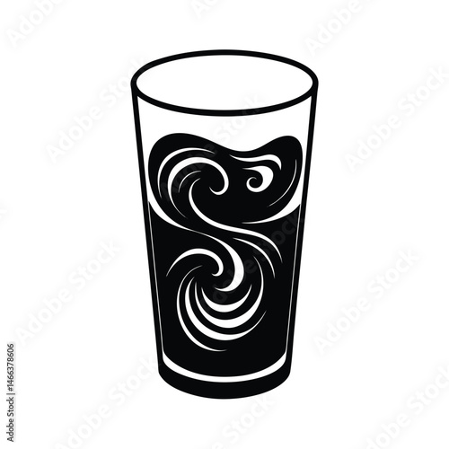 buttermilk glass swirls