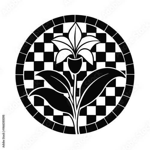 byzantine lily valley mosaic