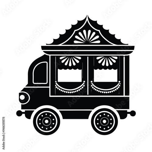 decorative kulfi truck design