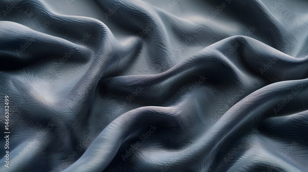 Fototapeta premium Soft Fabric: A soft fabric background with gentle folds and textures, suitable for clothing or textile products. 