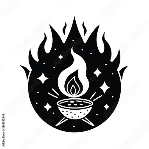fire buttermilk fusion symbolic art