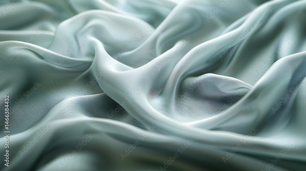 Obraz premium Soft Fabric: A soft fabric background with gentle folds and textures, suitable for clothing or textile products. 