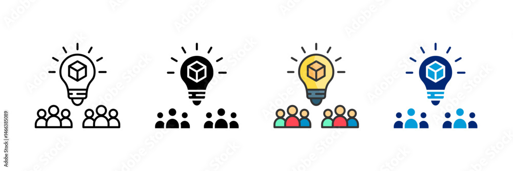 Innovation Icon Set Multiple Style Collection Innovation Icon Set Multiple Style Collection
