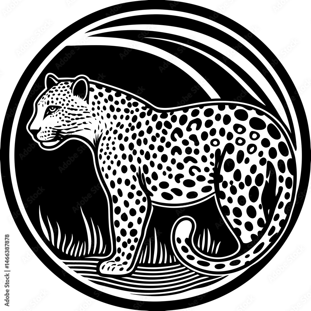 leopard print vector leopard print vector