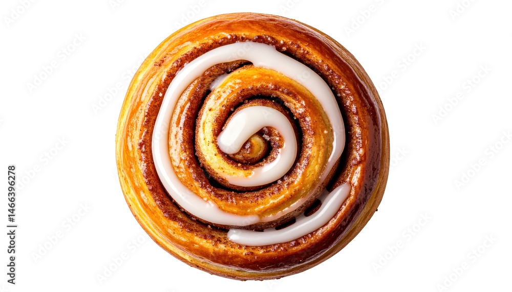 Fototapeta premium Exquisite closeup, delectable pastry with a mesmerizing swirl design delicious