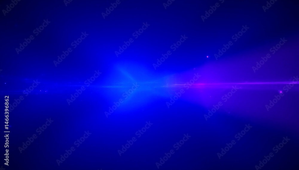 Obraz premium two distinct visuals side by side. on the left, a vibrant purple light beam emanates from an unseen source, its color intense against the dark background