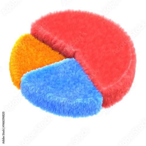 Colorful Plush Pie Toys