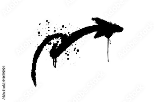 Spray Arrow Caton white background