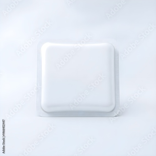 Obraz na płótnie white, square, flat, simple, minimal, geometric, clean, 3d render, product photography style w salonie