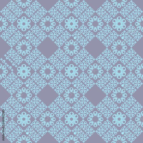 Soft blue lace pattern design