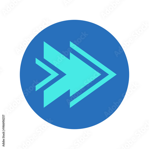 Forward Arrow Futuristic
